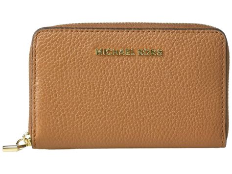 michael michael kors jet set leather zip-around card case|MICHAEL Michael Kors Jet Set Small Zip Around Card Case.